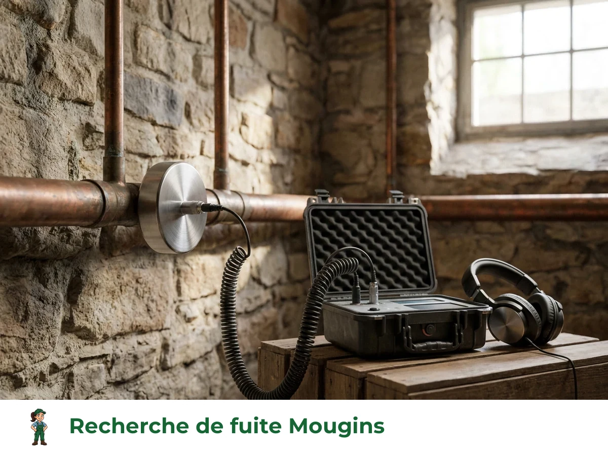 Recherche de fuite à Mougins