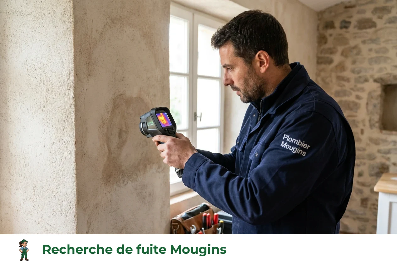 Recherche de fuite à Mougins