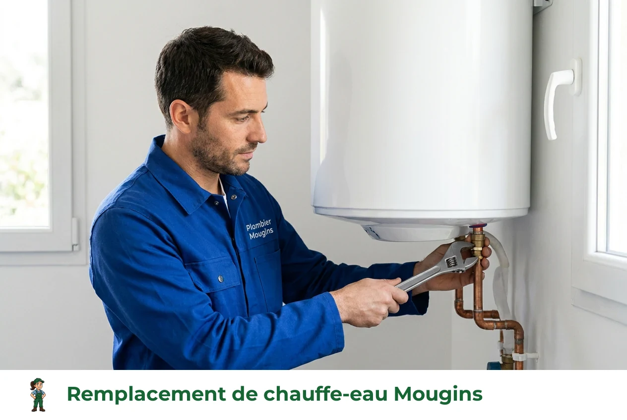 Remplacement de chauffe-eau à Mougins